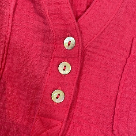 Mote Anthropologie Top Size M 100% Cotton Gauzy Fabric - Picture 11 of 11